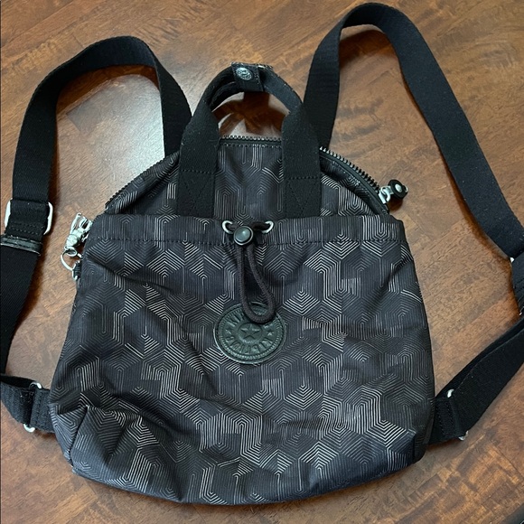 Kipling Goyo Mini Backpack in Mysterious Grid - Picture 3 of 7